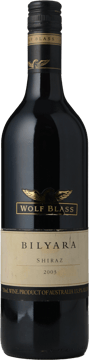 WOLF BLASS WINES Bilyara Shiraz, South Eastern Australia 2003 Bottle image number 0