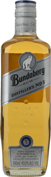 BUNDABERG Distillers No 3 Rum 43% ABV, Bundaberg NV 700ml image number 0