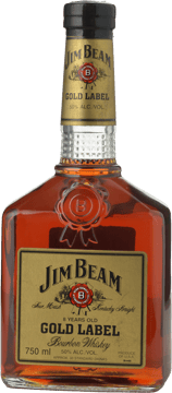 JIM BEAM Gold Label 8 Year Old Bourbon NV Bottle image number 0