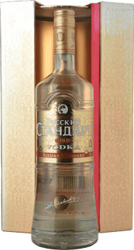 RUSSIAN STANDARD Gold Vodka 40% ABV, Russia NV One Litre Bottle image number 0