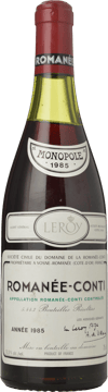 DOMAINE DE LA ROMANEE-CONTI, Romanee-Conti 1985 Bottle image number 0