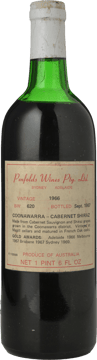 PENFOLDS Bin 620 Cabernet Shiraz, Coonawarra 1966 Bottle image number 0