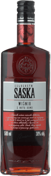 SASKA Wisnia z Nuta Rumu 30% ABV Liqueur, Poland NV 500ml image number 0