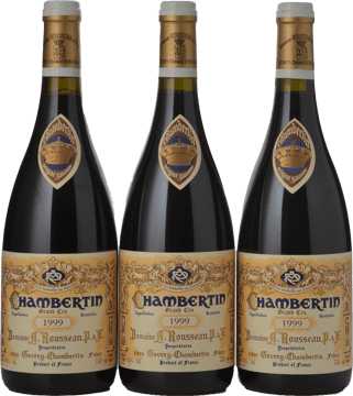 DOMAINE ARMAND ROUSSEAU Grand Cru 3 Bottle Set, Chambertin 1999 Set image number 0