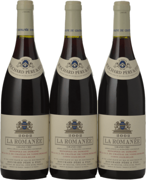 BOUCHARD PERE & FILS Grand Cru 3 Bottles Set, La Romanee 2002 Set image number 0