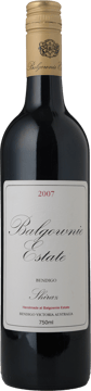 BALGOWNIE ESTATE Shiraz, Bendigo 2007 Bottle image number 0