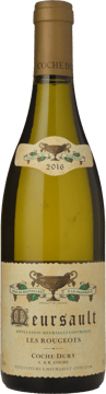 DOMAINE COCHE-DURY Les Rougeots, Meursault 2016 Bottle image number 0