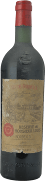 LOUIS ESCHENAUER Reserve de Monsieur Louis , Bordeaux 1999 Bottle image number 0