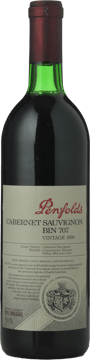 PENFOLDS Bin 707 Cabernet Sauvignon, South Australia 1990 Bottle image number 0