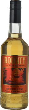 BOUNTY FIJI Premium Spiced 37% ABV Rum, FIJI NV 700ml image number 0