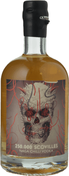 HOT ENOUGH VODKA CO 250,000 SCOVILLES NAGA CHILLI 40% ABV Vodka, England NV 500ml image number 0