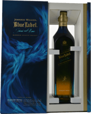 JOHNNIE WALKER Blue Label Ghost and Rare Glenury Royal Scotch Whisky 43.8% ABV, Scotland NV Bottle