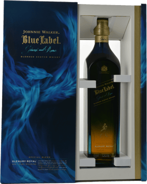 JOHNNIE WALKER Blue Label Ghost and Rare Glenury Royal Scotch Whisky 43.8% ABV, Scotland NV Bottle image number 0