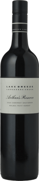 LAKE BREEZE WINES Arthur's Reserve Malbec Petit Verdot Cabernet, Langhorne Creek 2020 Bottle image number 0