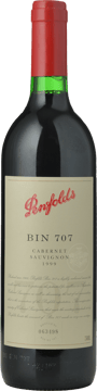 PENFOLDS Bin 707 Cabernet Sauvignon, South Australia 1999 Bottle image number 0