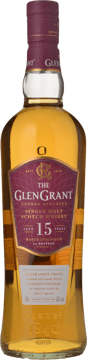 GLEN GRANT 15YO 50%ABV Single Malt Scotch Whisky  Batch Strength First Edition , Speyside NV 700ml image number 0