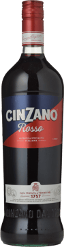 CINZANO Rosso Vermouth, Italy NV One Litre Bottle image number 0