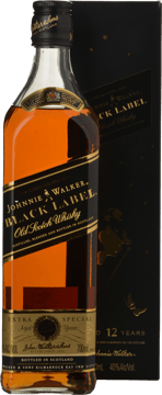 JOHNNIE WALKER Black Label 12 years 40% ABV , Scotland NV 700ml image number 0