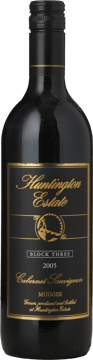 HUNTINGTON ESTATE Block Three Cabernet Sauvignon, Mudgee 2005 Bottle image number 0
