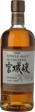 THE NIKKA WHISKY DISTILLING CO Miyagikyo Peated 48% ABV Single Malt Whisky, Japan NV 700ml image number 0