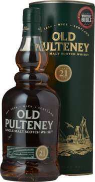 OLD PULTENEY 21 Year Old Single Malt Whisky 46% ABV, Scotland NV 700ml image number 0