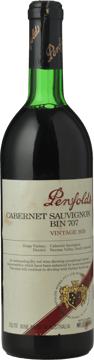 PENFOLDS Bin 707 Cabernet Sauvignon, South Australia 1976 Bottle image number 0