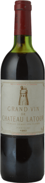 CHATEAU LATOUR 1er cru classe, Pauillac 1982 Bottle image number 0