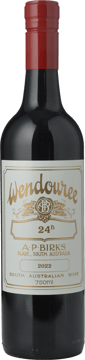 WENDOUREE 24B Shiraz, Clare Valley 2022 Bottle image number 0