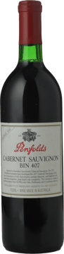 PENFOLDS Bin 407 Cabernet Sauvignon, South Australia 1990 Bottle image number 0