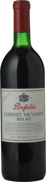 PENFOLDS Bin 407 Cabernet Sauvignon, South Australia 1990 Bottle image number 0