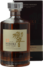 SUNTORY Hibiki 12 Year Old Japanese Whisky 43% ABV, Japan NV Bottle