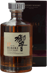 SUNTORY Hibiki 17 Year Old Japanese Whisky 43% ABV, Japan NV Bottle image number 0