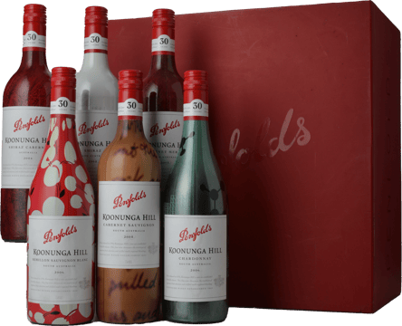 PENFOLDS Koonunga Hill 30th Anniversary Edition 6 bottle Set Red White, Australia MV Set image number 0