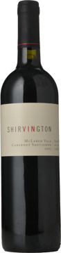 SHIRVINGTON Cabernet Sauvignon, McLaren Vale 2003 Bottle image number 0