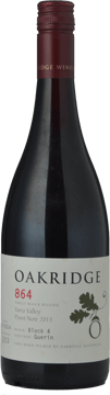 OAKRIDGE ESTATE 864 Guerin Block 4 Pinot Noir, Yarra Valley 2013 Bottle image number 0
