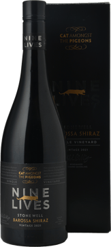 CAT AMONGST THE PIGEONS  Nine Lives Stone Well Shiraz, Barossa Valley 2021 Bottle image number 0