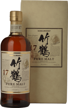 THE NIKKA WHISKY DISTILLING CO 17 Year Old Taketsuru Pure Malt 43% ABV Whisky, Japan NV 700ml image number 0