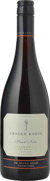 CRAGGY RANGE WINERY Te Muna Road Vineyard Pinot Noir, Martinborough 2022 Bottle image number 0