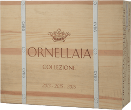 TENUTA DELL'ORNELLAIA Collection 3 pack (1 bottle of 2013, 2015 & 2016)  MV Case