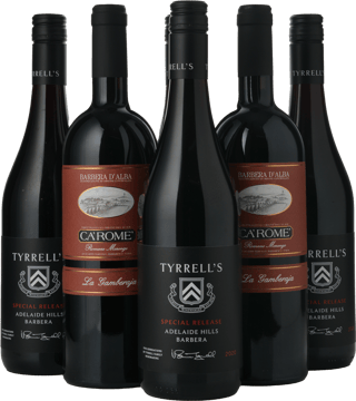 LANGTONS TYRRELL'S Special Release Barbera and CA'ROME Romano Marengo Barbera d'Alba Superiore La Gamberaja Upgrade 6 Pack  MV Case image number 0