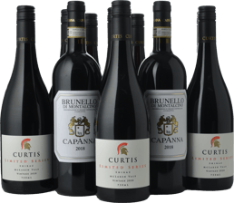 LANGTONS Curtis Limited Series Shiraz with CAPANNA , Brunello di Montalcino Upgrade 12 Pack MV Case