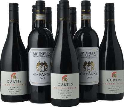 LANGTONS Curtis Limited Series Shiraz with CAPANNA , Brunello di Montalcino Upgrade 12 Pack MV Case image number 0