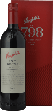 PENFOLDS Bin 798 RWT Gift Box Shiraz, Barossa Valley 2022 Bottle image number 0