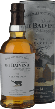 THE BALVENIE 14 Year Old Week of Peat 48.3% ABV Single Malt Whisky NV 700ml image number 0