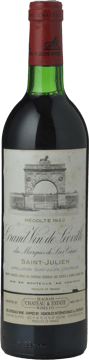 CHATEAU LEOVILLE-LAS-CASES 2me cru classe, St-Julien 1982 Bottle image number 0