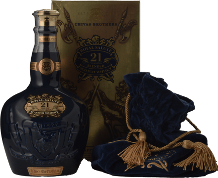 CHIVAS REGAL Royal Salute 21 Year Old Wade Ceramic Decanter - Blue 40% ABV, Scotland NV 700ml image number 0