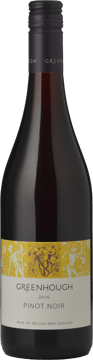 GREENHOUGH Pinot Noir, Nelson 2016 Bottle image number 0