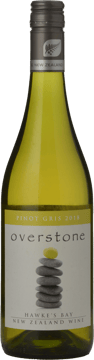 OVERSTONE VINEYARD Pinot Gris, Hawkes Bay 2018 Bottle image number 0