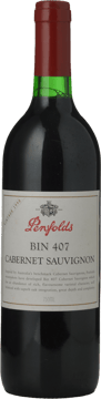 PENFOLDS Bin 407 Cabernet Sauvignon, South Australia 1998 Bottle image number 0