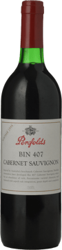 PENFOLDS Bin 407 Cabernet Sauvignon, South Australia 1998 Bottle image number 0